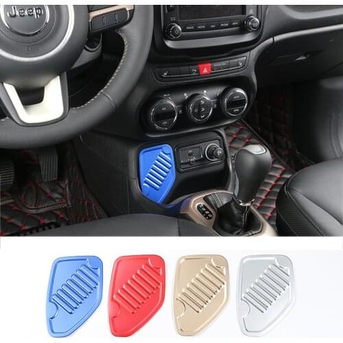 SHINEKA Interior USB Adapter Connector Jack Left Side Decoration Flat Cover for Jeep Renegade 1.4T 2016+ Car Styling