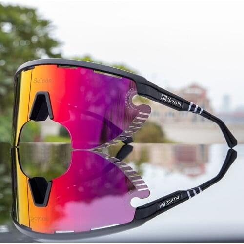 Sports Photochromic Cycling Glasses Road Bicycle Glasses Men Outdoor Polarized Cycling Sunglasses Bicycle Eyewear Wholesale