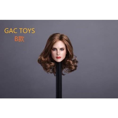 1/6 European Female Beautiful Lady Head Sculpt for 12in Collectible Phicen VC UD LD ND Doll Action Figure GACTOYS GC005
