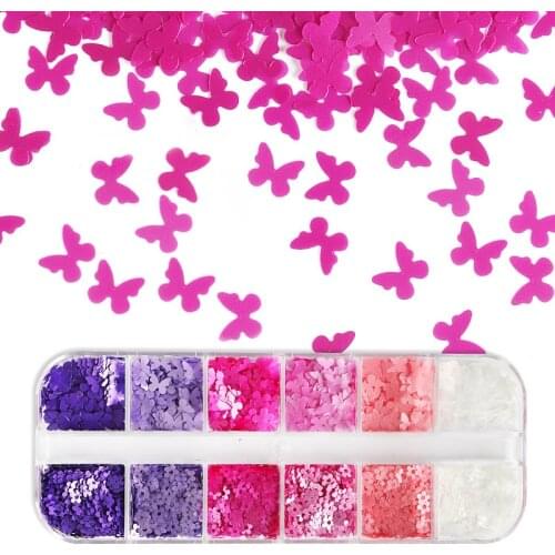 1Box Mix Flower Sequins Nail Sticker Resin Fillings Sequin Diy Uv Resin Epoxy Mold Filler Nail Art Decor Crafts Jewelry Making