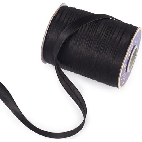 1 Roll Single Face Polyester Satin Ribbon 3 Colors Necklace Jewelry Stringing Materials Jewelry Box Package Tape 5/8"(14~15mm)