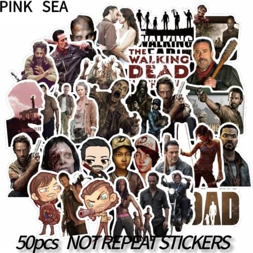 10/30/50Pcs/set Adventure TV Show The Walking Dead Stickers For DIY TOY Guitar Scrapbook Skateboard Snowboard Laptop Luggage