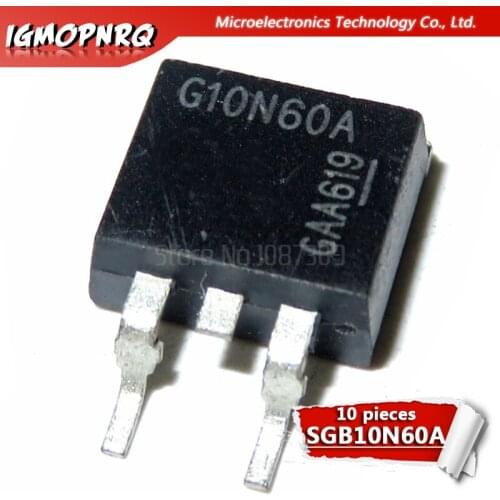 10pcs SGB10N60A TO-263 SGB10N60 TO263 G10N60A SMD