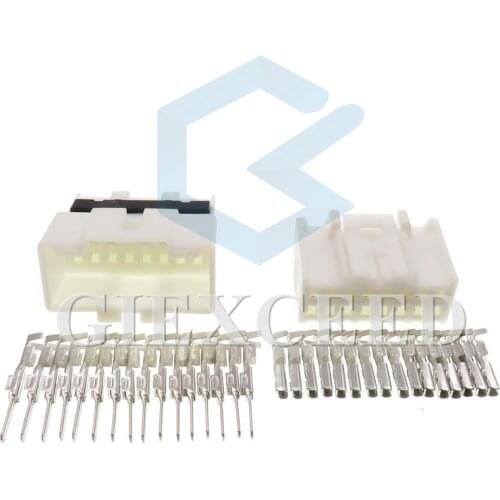 16 Pin MG643315 MG653198 Female Male Auto Window Lifter Plug Wire Socket For Chevrolet