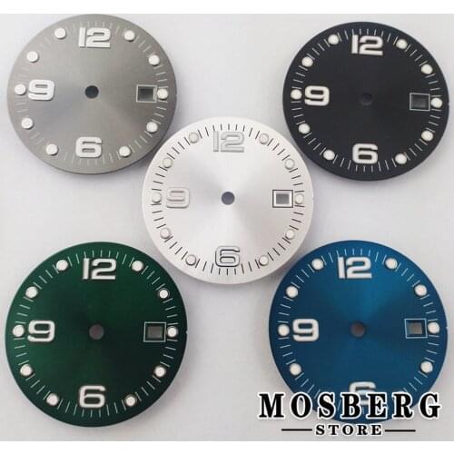31.5mm Sterile Luminous Accessories Watch Dial With Date Window For ETA 2824 2836 Miyota 8215 8205 821A DG 2813 3804 Movement