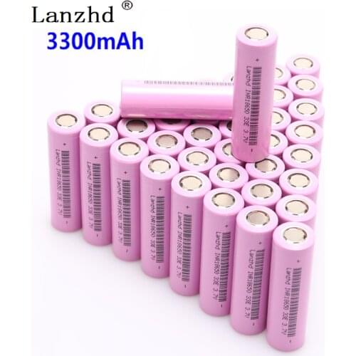 40PCS 18650 3.7V INR18650 Rechargeable batteries lithium li ion 3.7v 30a large current 18650VTC7 18650 battery