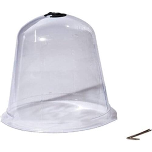 6 Packs Garden Cloche Dome Plant Bell Protector Cover with 18 Pcs Ground Securing Pegs for Frost Freeze Plant Protection