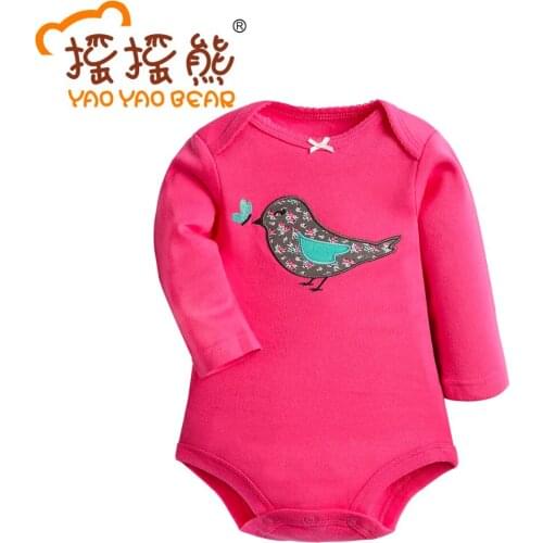 Twins Baby Girl Bodysuit Children Cotton Long Sleeve Clothes For Newborn Babies Body Toddler Cute Overalls Infant Jumpsuit 1Pc