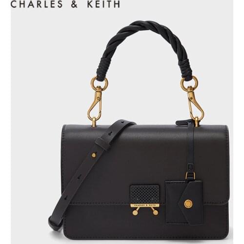 CHARLES＆KEITH New Arrival for Autumn 2021 CK2-50701133 Ladies chain one-shoulder armpit small square bag