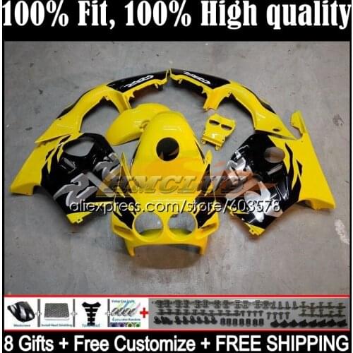 Injection Body For HONDA CBR 250RR 250CC CBR250RR 1988 1989 40CL.5 CBR 250 RR CC MC19 CBR250 RR 88 89 OEM Fairings Yellow black