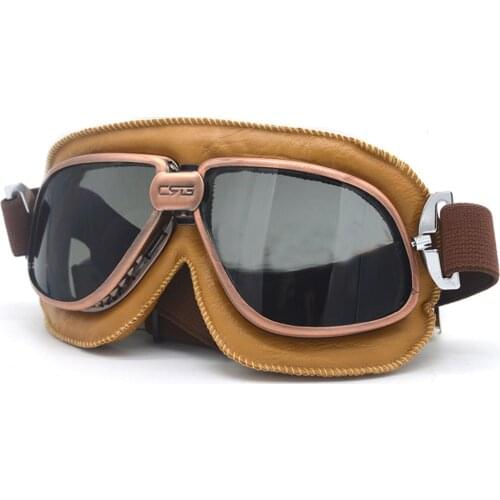 Mooreaxe Motorcycle Retro Glasses Steampunk Party Masquerade Mask Off Road Oculos Gafas Glases Goggles For Harley Vintage Helmet