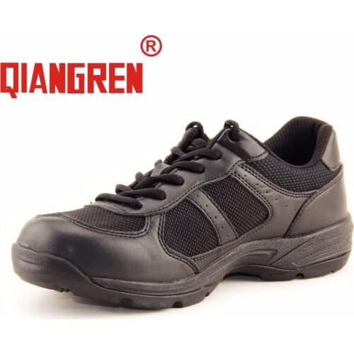 QIANGREN Military Factory Direct Mens Canvas Patchwork Black Shoes Race Pumps Outdoors Climbing Training Walking Light Shoes
