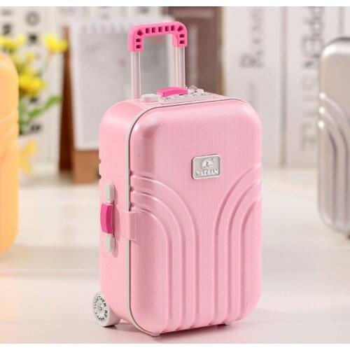 Suitcase Style Music Box Jewelry Storage Box Rotating Ballerina Girl for Kid Toys Gift AUG889
