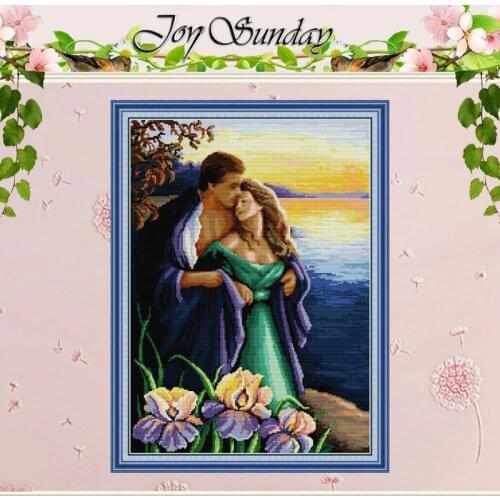 Lover Patterns Counted Cross Stitch 11CT 14CT Cross Stitch Sets wholesale Chinese Cross-stitch Kits Embroidery Needlework