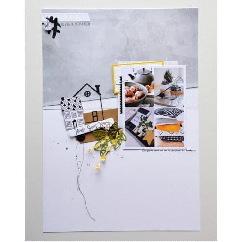 New House decoration metal Cutting Dies Stencils DIY Scrapbooking Paper/photo Cards Embossing Dies