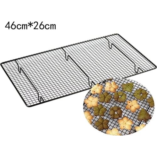 Carbon Steel Cooling Grid Cookies Cakes Cooling Rack With Non-Sticking Coating For Breadfor Cooling Pie Bread Steamed Vegetables