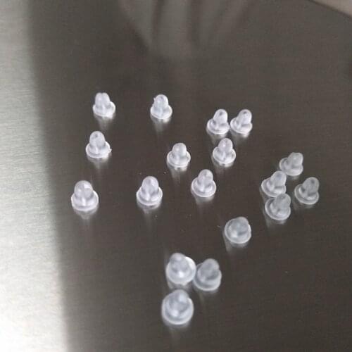 P001 (mix order) free shipping DIY Earrings Jewelry Accessories bullet plastic ear plugging/blocked,100PCS/lot