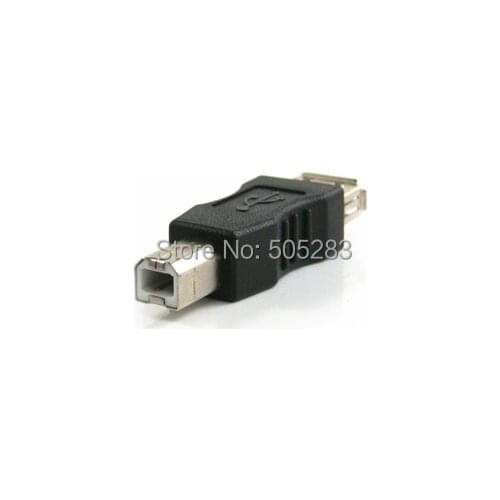 2pcs USB Female to USB B Male Connector Cable Adapter Computer Printer Scanner USB-B Adapter Converter USB Plug Socket HY568