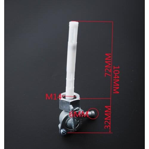 M14 Motorcycle Gas Petrol Fuel Tank Switch Tap Petcock Valve Open/Close Switches For Honda XR50 CRF50 ATV Quad Pit Dirt Bike