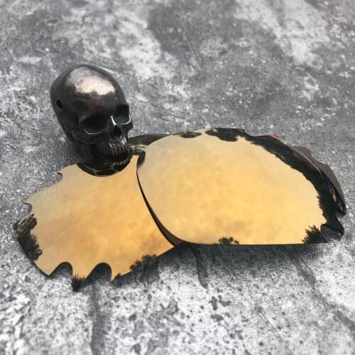 Firtox True Polarized Enhanced Replacement Lenses for-Oakley Jawbone Vented Sunglass (Lens Only)-Bronze Golden Mirror