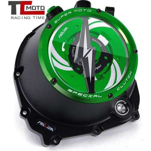 Engine Transparent Clutch Cover Protector Guard For Kawasaki Z1000 Z 1000 2016-2021 2020 Motorcycle Accessories Pressure Plate