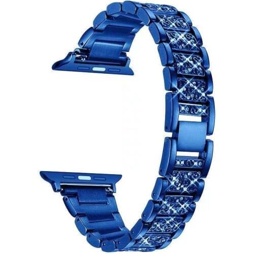 Metal Strap Compatible with Apple watch 6 5 4 SE 44mm 40mm Stainless steel bracelet band for iwatch series 3 2 1 42mm 38mm strap