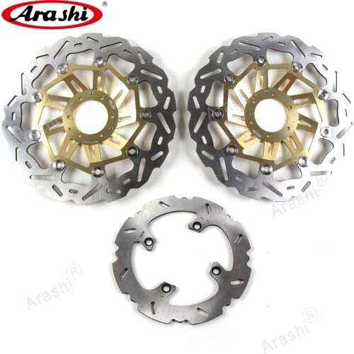 Arashi 1 Set For HONDA CRF L AFRICA TWIN ADV ABS 1000 2018 2019 CNC Floating Front Rear Brake Disc Rotors CRF1000L CRF-L1000
