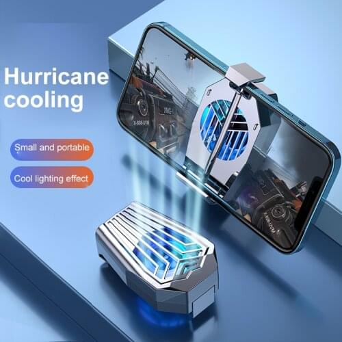 Universal Mobile Phone Radiator With USB Game Cooler System Cooling Fan Stand Radiator For Xiaomi Iphone Huawei Samsung