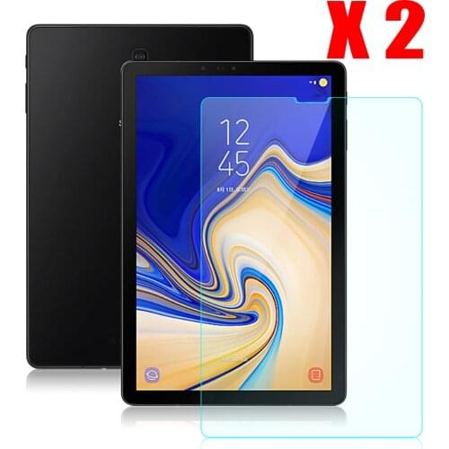 2Pcs Tablet Tempered Glass Screen Protector Cover for Samsung Galaxy Tab S4 T830 T835 10.5 Inch Full Coverage Protective Film