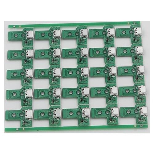 100pcs F001-v1 For PS4 Controller JDS-030 JDS030 JDS 030 Charger port USB Charging Port Socket Charger Board