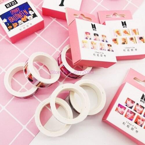 1000pcs Washi Tape Paper Maksing DIY Scrapbook Stickers Phone Book Decorative Washi Tape
