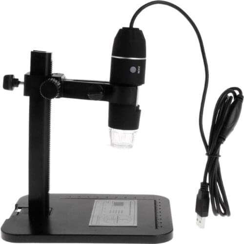 2MP 1600X/1000X 8LED USB Digital Microscope Endoscope Magnifier Camera HD CMOS Sensor