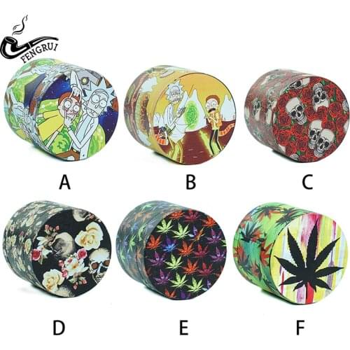 4 Layers Tobacco Grinder Herb Hand Pipe Smoke Grinder Metal Kitchen Gadgets Tobacco Accessories