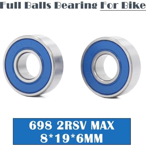 698-2RS MAX Bearing 8*19*6mm ( 2 PC ) Double Row Full Balls Bicycle Suspension Pivot Repair Parts 3803 2RS Ball Bearings