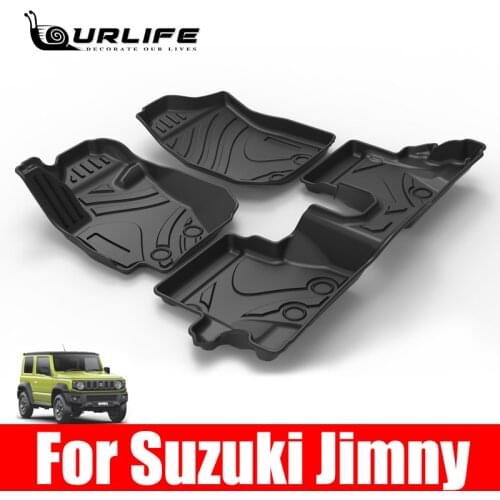Car Floor Mats for Suzuki Jimny JB64 Jb74 2018 2019 2020 TPE Left-hand Drive Automatic Car Floor Mats Carpet Accessories