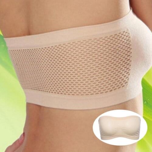 Tube Top Bra Women Underwear Solid Color Breathable Strapless Seamless Push Up Bras Women Tube Top Strapless Top Tube Top Bra