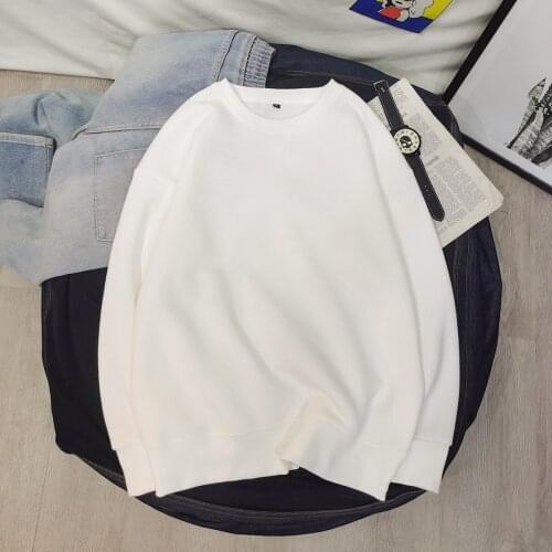 Mens 8 Colors Sweatshirts Harajuku Hoodie Men Japanese Streetwear Fleece Solid Hooded Hoodies 2021 Autumn Pullover