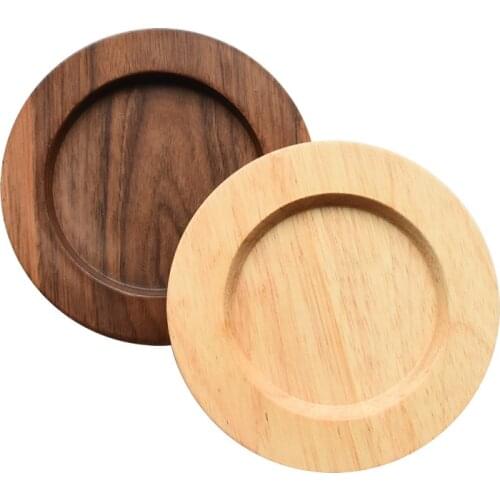 Arch cup, oak, black walnut, cup bottom, cup bottom, moisture proof and damp proof arch cup special cup mat