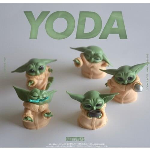 30piece 5-6cm Star wars Master Yoda collection figures toys Home Decorations toys