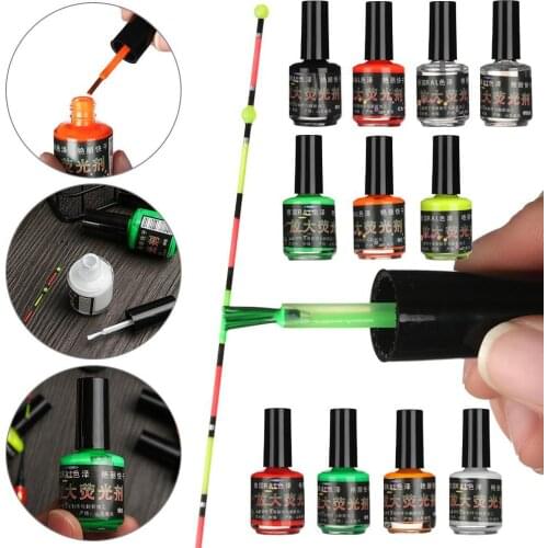 Tail Repairment Tool Fishing Tackle Accessories DIY Indicator Floats Tail Painting Fluorescent Paint Fishing Floats