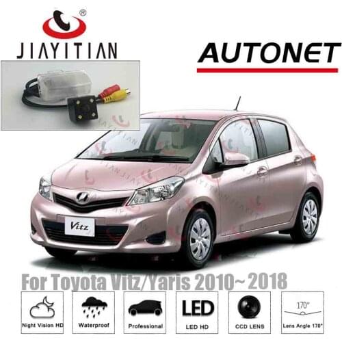 JIAYITIAN Rear View Camera For Toyota Vitz/Yaris TRD sport 2010~2016 2017 2018 HD CCD Night Vision Reverse Backup camera Parking