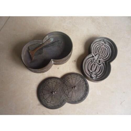 Collectable Old Ming Dynasty Copper Incense Stove\Censer for Warm hand,with mark,best collection Decoration,Free Shipping