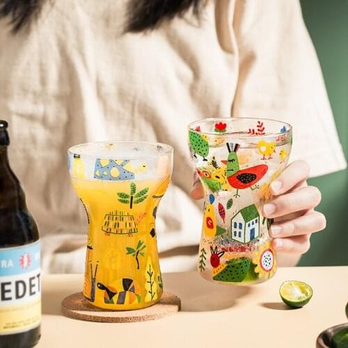 Creative Brazilian Style Tortoise Cock Beer Glass Cup Heat Resistant Cold Drinking Glass Juice Milk Cups Tea Wine Cup Durable