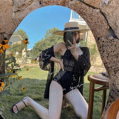 Swimsuit Fused Swimwear Women One Piece Surfing Monokini Biquini Infantil Swimsuits Woman Swim Suits Push Up Bareback Lace