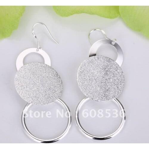 Fashion jewelry,Silver color plateearring, jewelry,Brand New HE12-2