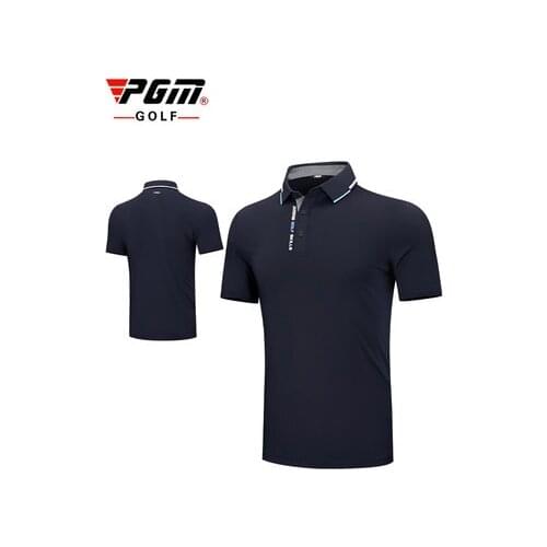 Mens Golf Shirt Short Sleeve Breathable Golf Clothing Sport Golf Apparel Shirt Quick Dry Breathable Polo-shirt for Men A80001