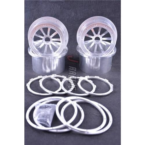 All metal CNC machining wheel hubs set for ROVAN KM HPI BAJA 5B