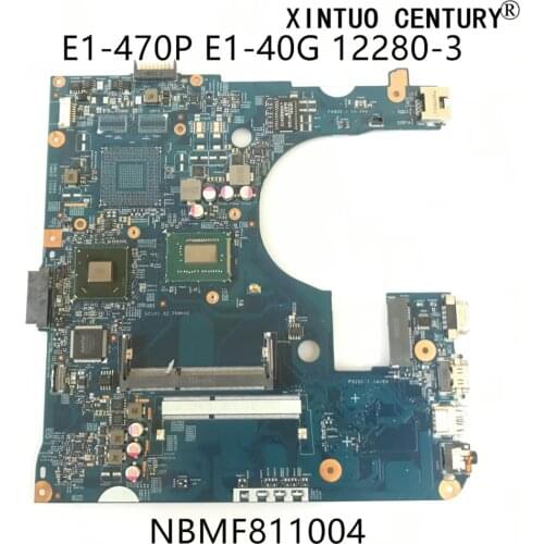 NBMF811004 For Acer Aspire E1-470 E1-470P E1-470G Laptop Motherboard EA40-CXMB 12280-3 48.4LC02.031 I3-3217U 100% tested working