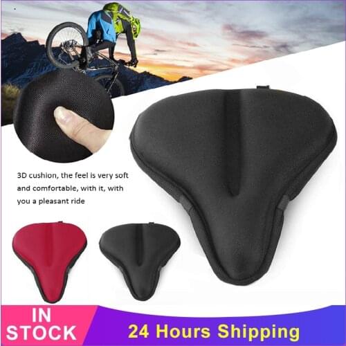 New Upgrade Bicycle GEL Soft Saddle MTB Road Bike Comfortable 3d Silicone Seat Cushion Cover Cycling Saddle Cushioned