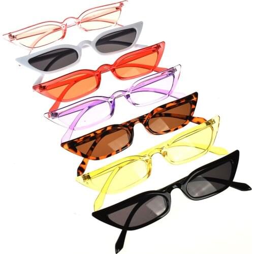 New fashion men women sunglasses retro small Sun Glasses colorful Cat Eye Sunglasses Travel Accessories drop shipping